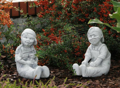 Mädchen 34cm Figur Statue Figuren Skulptur Statuen Garten
